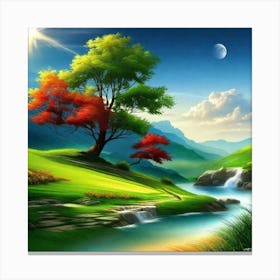 Landscape Wallpapers 16 Canvas Print