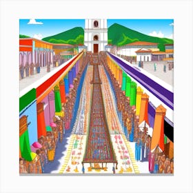 Guatemala City 1 Canvas Print