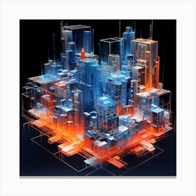 Cityscape 2 Canvas Print