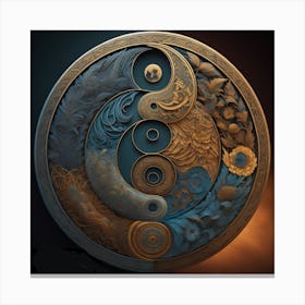 Yin Yang Symbol Canvas Print