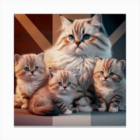 British Cats Canvas Print