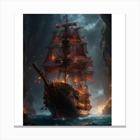 Pirate Ship Canvas Print