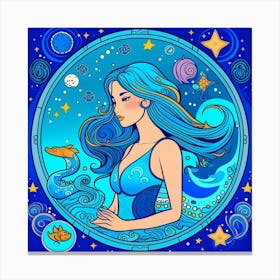 Mermaid Canvas Print