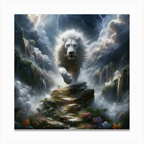 Lion In The Sky 1 Canvas Print
