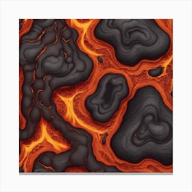 Lava Texture Canvas Print