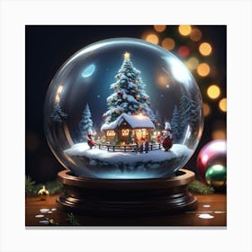 Snow Globe Canvas Print