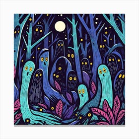 Spectral Woods Canvas Print