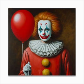 Send in The Clowns Canvas Print