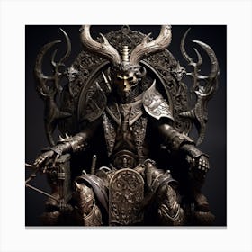 Demon Throne Canvas Print