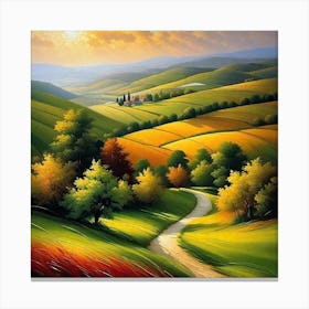 Tuscan Countryside 9 Canvas Print