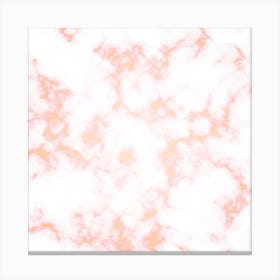 Glassy Orange Marble Canvas Print