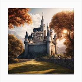 Cinderella Castle 11 Canvas Print