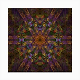 Fractal Abstract Background Pattern 7 Canvas Print