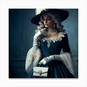 Victorian Woman Canvas Print