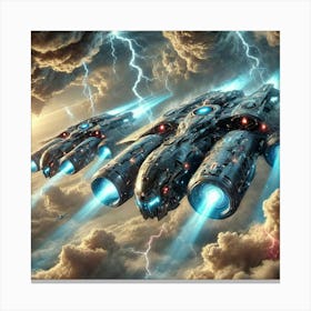 Skyward Destroyers Canvas Print