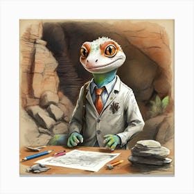 Gecko 1 Canvas Print