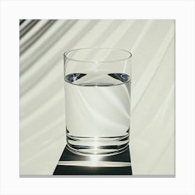 Glass Of Water 3 Canvas Print