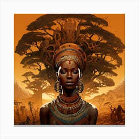 African Woman 27 Canvas Print