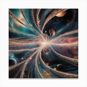 Cosmic Vortex Canvas Print