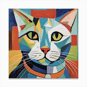 picasso cat 2 Canvas Print