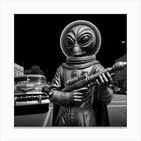 Alien Man 3 Canvas Print