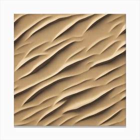 Sand Dune Texture Canvas Print