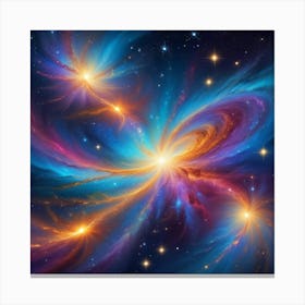 Space Nebula Canvas Print