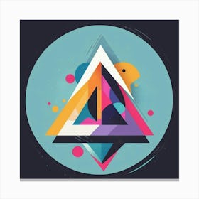 Abstract Triangle Canvas Print