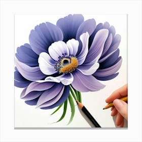 Flower Tutorial Canvas Print