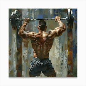 Back Squat 2 Canvas Print