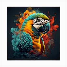 Colorful Parrot 7 Canvas Print