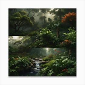 Forest Scene Canvas Print