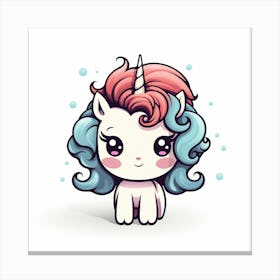 Cute Unicorn 513 Canvas Print