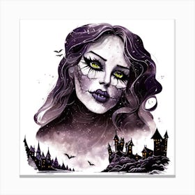 Halloween Girl 3 Canvas Print