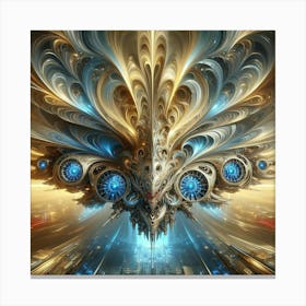 Spaceship 14 Canvas Print