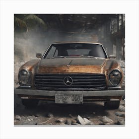 Mercedes Benz Sl Canvas Print