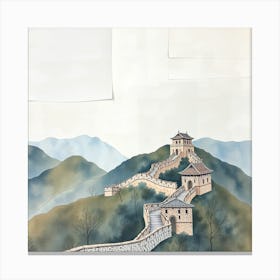 Great Wall Of China 7 Canvas Print