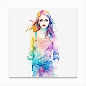 Rainbow Girl 3 Canvas Print