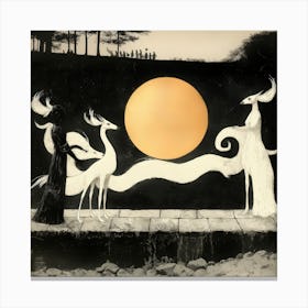 Moonlight Dance III Canvas Print