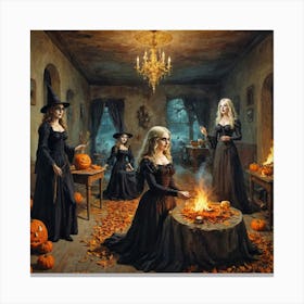 Witches Canvas Print