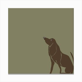 Dog Art Print Canvas Print