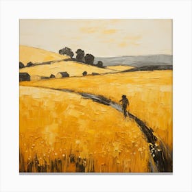 Yellow Field Canvas Print