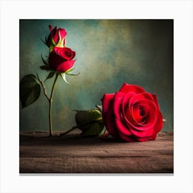 Red Roses Canvas Print