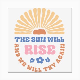 Sun Wild Rise Canvas Print