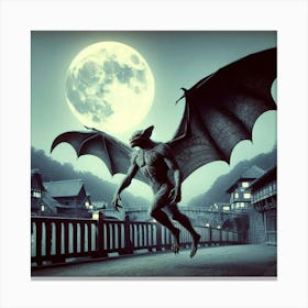 Manbat Canvas Print