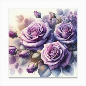 Purple Roses 21 Lienzo