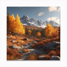 Autumn Landscape 4 Canvas Print