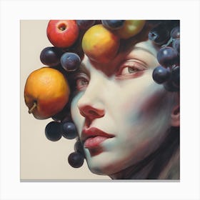 Fruit On The Head Canvas Print