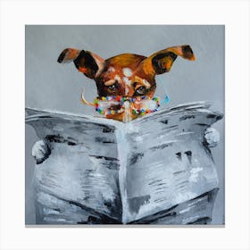 News For Dog 1 Canvas Print