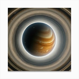 Saturn'S Rings Canvas Print